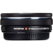 Olympus M.Zuiko Digital 14-42mm f/3.5-5.6 EZ Pancake Lens for Micro Four Thirds, Black