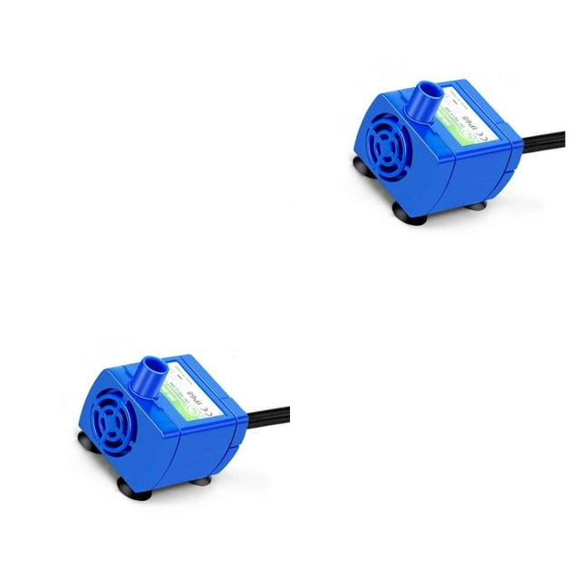 Methold Pet Drinking Fountain Pump Power Adapter Cat LED Waterproof Dispenser Silenced Water with Light Replacement Home Super Dog 10x7cm 2piezas Methold CBP587477