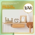 thumbnail image 3 of Rustic Cutout Wooden Sign Tiered Tray Decor Tabletop Centerpiece Wedding Bride Badge Dining Table Ornament, 3 of 6