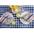 thumbnail image 4 of Contemporary Home Living Traditional Checkered Rectangular Tablecloth - 84" - Navy Blue and White, 4 of 5