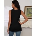 thumbnail image 4 of Zeagoo Womens Casual Tank Top Basic Solid Flowy Tank Tops Square Neck Sleeveless Lightweight Summer Tops, 4 of 6