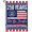 Model C, variant on America 250 Garden Flag,USA 250th years Anniversary Patriotic Banner Double-Sided with Eagle Design, 1776-2026 Commemorative, 12 x 18 Inch