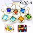 thumbnail image 4 of - JN-GENSHIN IMPACT Sumeru Mondstadt lnazuma Liyue Snezhnaya 7 Elementos Visión Bola De Vidrio Transparente Llavero Disfraces Accesorios, 4 of 4