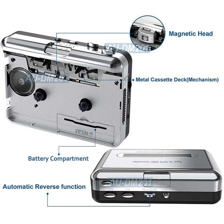 Convertisseur de cassette audio à MP3, WAV 