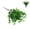 1pcs, variant on Artificial FourLeaf Clover Plants, 2-Pack Faux Floral Stems, Vibrant DIY Home Decorations for Indoor Outdoor Wedding Party St. Patricks Day Spring, Lifelike Garden Bouquets