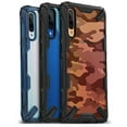 thumbnail image 2 of Ringke Fusion-X Case Compatible with Samsung Galaxy A50, Transparent Hard Back Shockproof Advanced Bumper Cover - Camo Black, 2 of 3