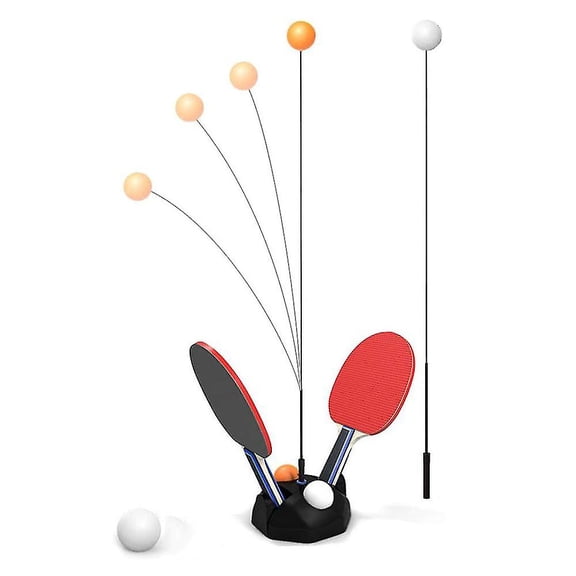Table Tennis Trainer, Kids Portable Soft Shaft Table Tennis Set
