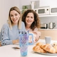 thumbnail image 4 of 40 oz Tumbler with Handle and Straw Lid Leak Proof | Best Mom Ever Mother''s Day Birthday Gifts for Mom Mothers Day | Stainless Steel Cup Dishwasher Safe, 4 of 5