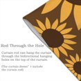 thumbnail image 5 of XMXY Japanese Doorway Curtain Noren, Sunflowers Plant Brown Illustration Door Closet Curtain Panel, Room Dividers Privacy Tapestry, 34 x 56 Inches, 5 of 7