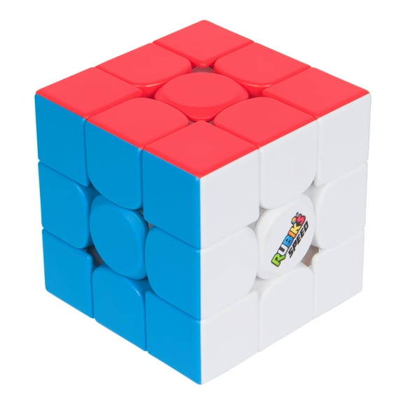 Rubik’s Cube, 3x3 Magnetic Speed Cube For Super Fast Solves, Twisting Fidget Toy, Challenging Brain Teaser & Sensory Puzzle for Adults, Teens, & Kids, for Ages 8 & Up