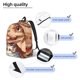 thumbnail image 3 of Balery Dinosaur Baking Delight Mochila Clásica Impresa Básica para Viaje, Mochila Escolar Resistente al Agua, Mochila de Lona con Correas Ajustables-Small, 3 of 5