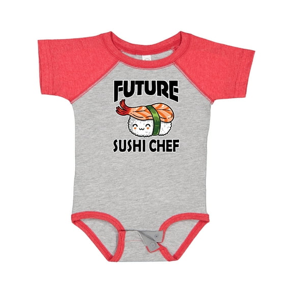 Inktastic Future Sushi Chef Baby Clothes Boys or Girls Baby Bodysuit