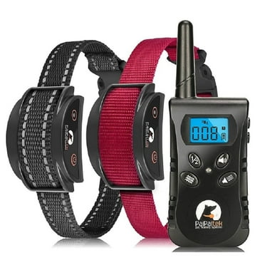 Paipaitek Dog Training Collar with Remote 1600Ft,Vibrating Dog Collar for 2 Dogs, Rechargeable& IPX7 Waterproof No Shock Deaf Dog Collar,Dog Bark Collar for Small Medium Large Dogs