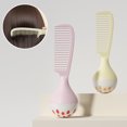 thumbnail image 3 of Peine de pelo con base en U y dientes en forma de U para hombres y mujeres, para cabello grueso, rizado y húmedo, desenredante., 3 of 7