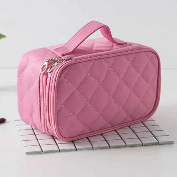 Deluxe Quilted Makeup Storage Bag