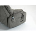 thumbnail image 5 of Big and Tall Lift Chair Recliner with Heat and Massage, 400lb Weight Capacity, Power Reclining Sofa with Cup Holders and Storage Pockets, Dark Brown, 5 of 9