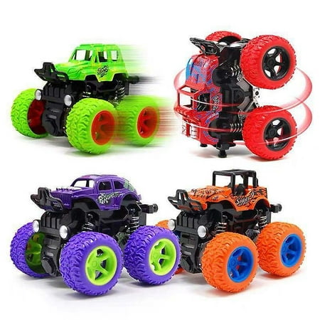 Big Wheel Monster Truck 360 Degree Flipping Car Inertia Friction Power ...