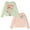 Pastel green / gossamer pink, variant on Disney Nightmare Before Christmas Jack Skellington Oogie Boogie Sally Toddler Girls 2 Pack Long Sleeve T-Shirts Toddler to Big Kid
