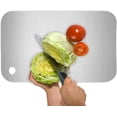 thumbnail image 2 of Tablas de cortar de titanio, Tabla de cortar de titanio para cocina, Tablas de cortar de acero inoxidable 304 de grado alimenticio, Tablas de cortar de acero para carne, frutas y verduras, 2 of 5