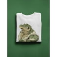 thumbnail image 3 of Ferocious Alligator  Sweatshirt Men -Image by Shutterstock, Male XX-Large, 3 of 4