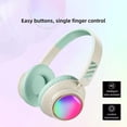 thumbnail image 6 of Nkmbld Portable Bluetooth Headphones, New Wireless Bluetooth Headset with Heavy and Long Battery Life Gaming Headset, Green, 6 of 6