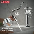 thumbnail image 7 of Delta 9984Tl-Dst Renaldi 1.8 GPM Single Hole Pull Down Touchless Bar Faucet - Lumicoat, 7 of 7