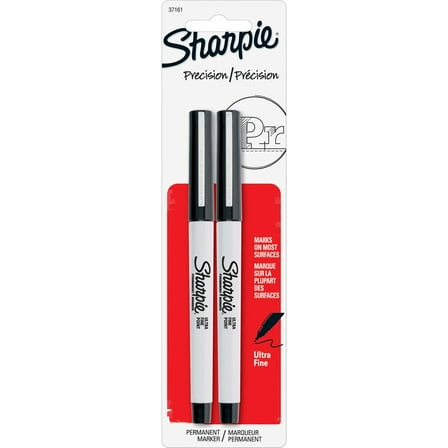 Sharpie, SAN37161PP, Ultra Fine Point Permanent Marker, 2 / Pack
