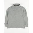 thumbnail image 6 of leveret girls boys & toddler solid turtleneck 100% cotton kids shirt (size 2 toddler, white), 6 of 9