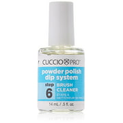 Pro Powder Polish Dip System Brush Cleaner - Step 6 by Cuccio for Women - 0.5 oz Nail Polish