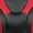 Red, variant on Flash Furniture X10 LeatherSoft High-Back Gaming Chair with Headrest and Flip-Up Arms, Black