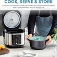 thumbnail image 2 of Slow Cook Rice Cooker and Brown Rice Cooker with Lift-Out Pot Handles and Silicone Storage Lid, 2 of 3