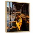 thumbnail image 2 of Designart "Reflective Moments at the Pier II" Nautical & Beach Floater Framed Canvas Print, 2 of 7