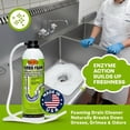 thumbnail image 2 of TurboFoam Drain Foam Cleaner, Expanding Enzyme Formula, Deep-Cleans Pipes, Dissolves Fat, Oil & Grease, Stops Odors at the Source – Safe for All Plumbing & Septic Systems (Pack of 1), 2 of 7