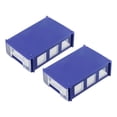 thumbnail image 4 of 1PC Stackable Plastic Hardware Parts Storage Boxes Component Screws Toolbox 2PCS transparent, 4 of 9