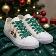 thumbnail image 1 of Christmas Themed Printed Shoe Laces For Sneakers With Festive Patterns For Sneakers Boots Long Lasting Polyester Ideal For Holiday Style, 1 of 6