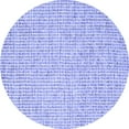 thumbnail image 1 of Ahgly Company Machine Washable Indoor Round Abstract Blue Contemporary Area Rugs, 3' Round, 1 of 4
