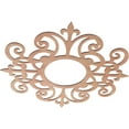 thumbnail image 2 of Ekena Millwork 38"OD x 12 3/8"ID x 1/4"T Dijon Wood Fretwork Pierced Ceiling Medallion, Cherry, 2 of 3
