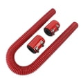thumbnail image 1 of Stainless Steel Flex Radiator Hose Kit With Billet Clamps Versatile Cooling Water Pipe For Engine Compartment, 1 of 7