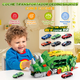 thumbnail image 2 of "Dinosaurios Juguetes Con Pistas De Carros Regalo Para Niño Malubero, Verde ", 2 of 5