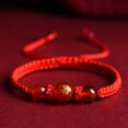 thumbnail image 1 of Pulsera de cuerda roja del zodiaco Ágata roja natural para el año de nacimiento de hombres y mujeres, 1 of 6