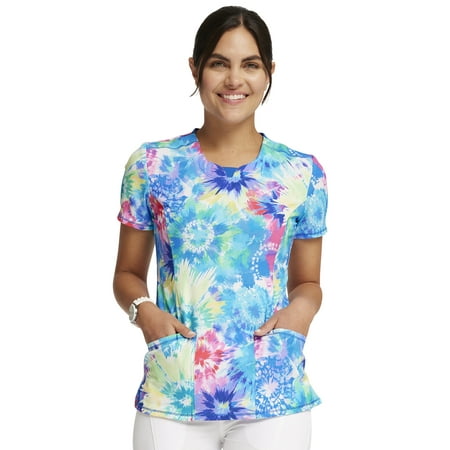 

Cherokee Infinity Women Scrubs Top Round Neck CK609