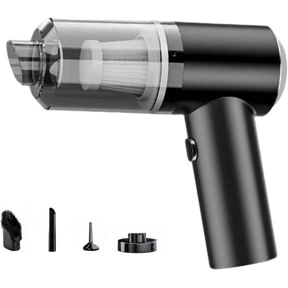 Handheld Cordless Vacuum Mini Portable Car Home Office（black）