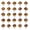 brown, variant on BOCAR 40 Pcs Mushroom Lampwork Beads Mixed Color Handmade Glass Craft Beads 13x10.5mm for Jewelry Necklace Bracelet Earrings Making(GB-MG-1002-SkyBlue)