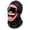 B, variant on Man Ski Mask Funny Realistic Face Balaclava 3D Printed Full Face Winter,One Size,Bearded