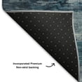 thumbnail image 5 of Addison Rugs Mayfield Premium Machine Washable Transitional Abstract Blue Rectangle Rug, 8' x 10', 5 of 6