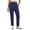 Navy Blue, variant on Womens Travel Pants Stretch Ankle Golf Pants with Pockets Comfy Petite Business Casual Dressy Work Slacks Black M