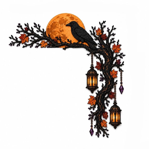 Halloween Wooden Door Corner Decor, Spooky‑Themed Door Frame Sitter Ornament, Accent For Front Door Doorway And Indoor Halloween Party Home Decor