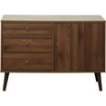 thumbnail image 6 of TMS Carroll 40” Wide Mid Century Modern Dining Room Sideboard Buffet, Walnut Finish, 6 of 7