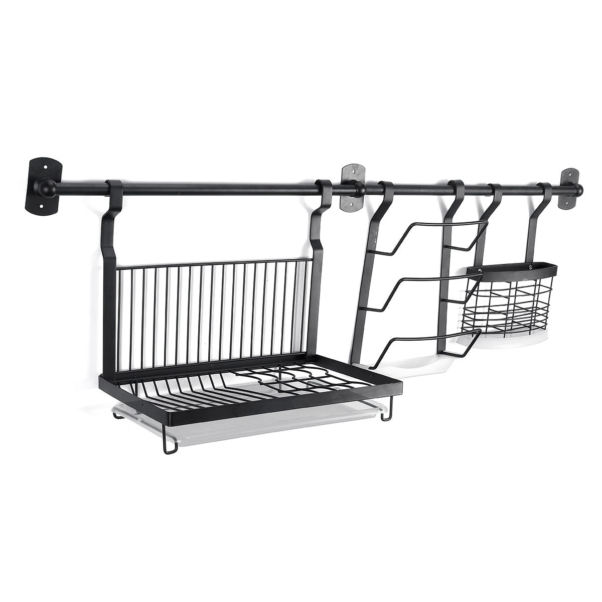 SP1397 Stainless steel Wall mounted dish drying rack 104x30x55h