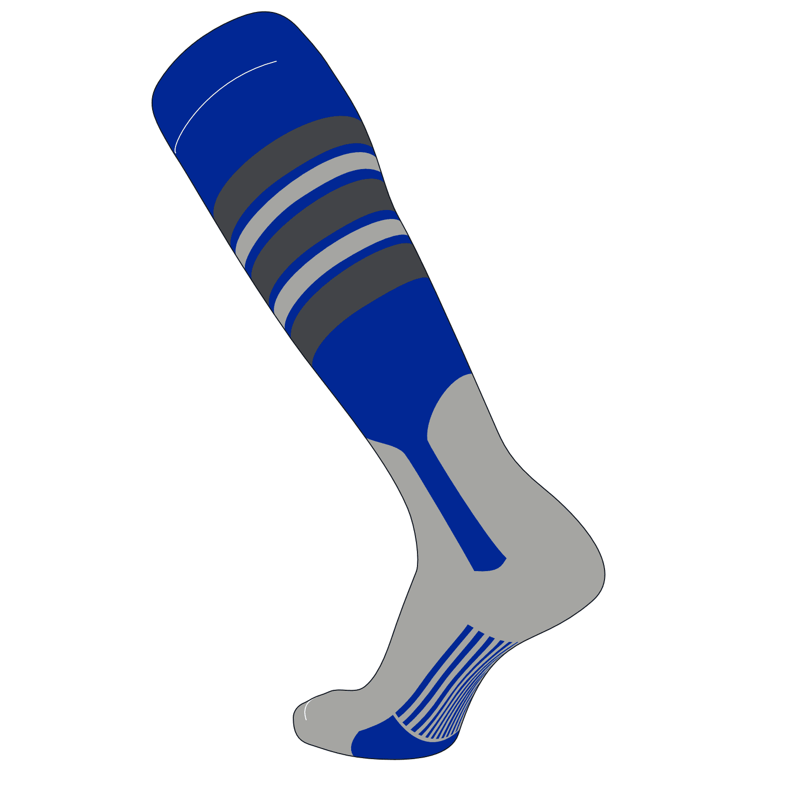 TCK Customizable Dugout Knee High Baseball Stirrup Socks - Hype - HIT a